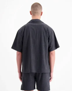 TERRY RESORT SHIRT | Marine