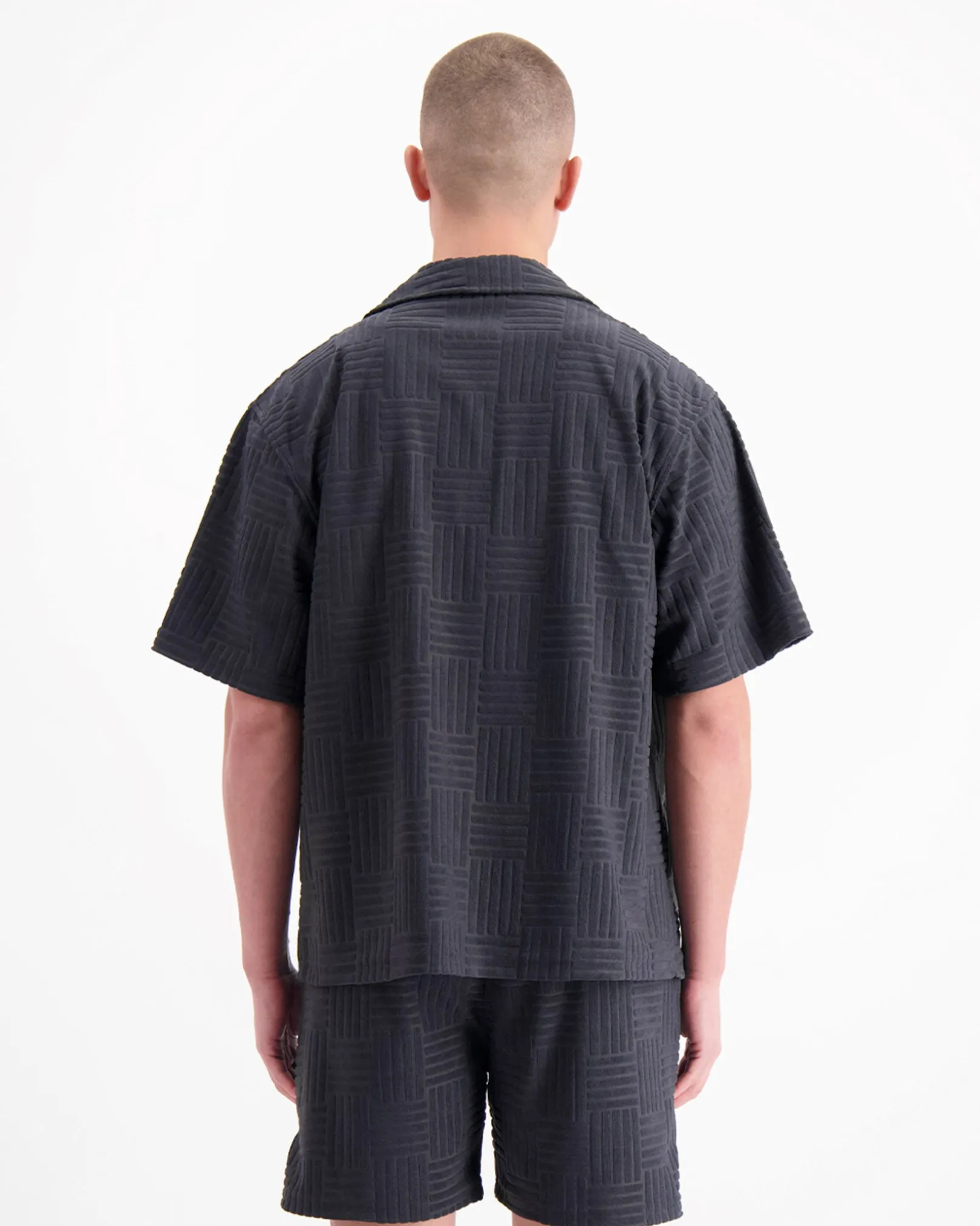 TERRY RESORT SHIRT | Marine