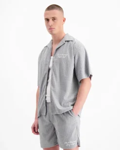 TERRY RESORT SHIRT Grijs