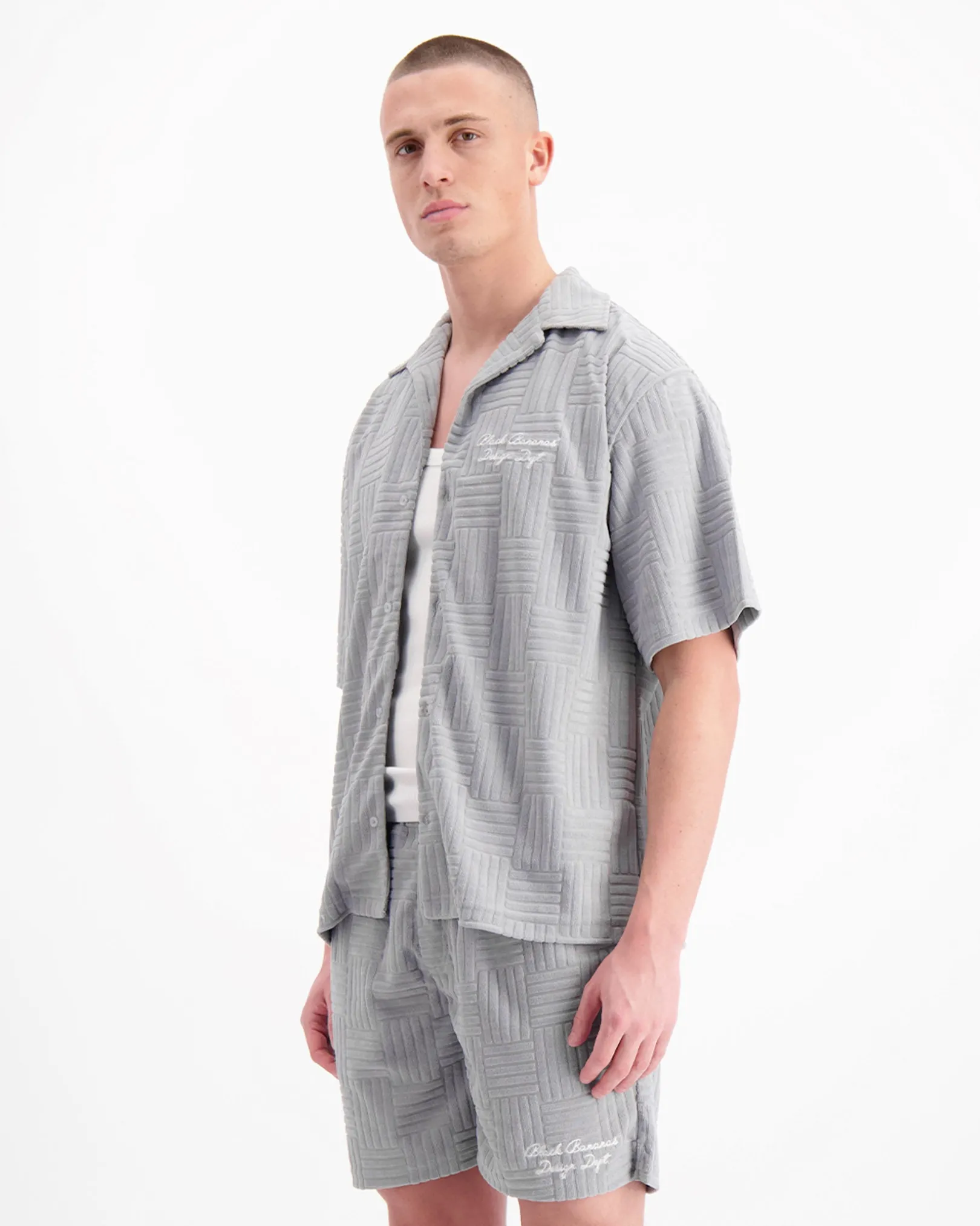 TERRY RESORT SHIRT Grijs