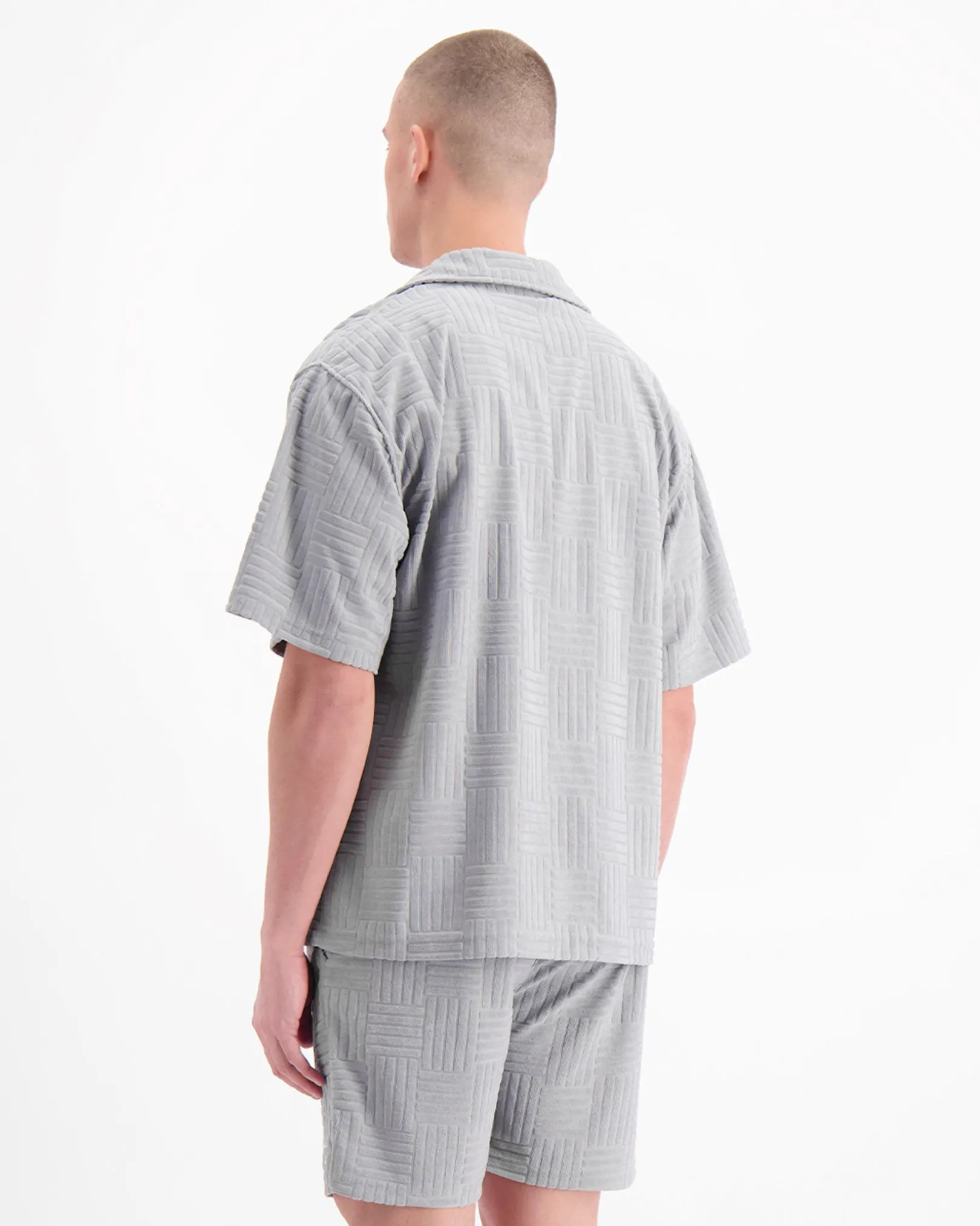 TERRY RESORT SHIRT Grijs
