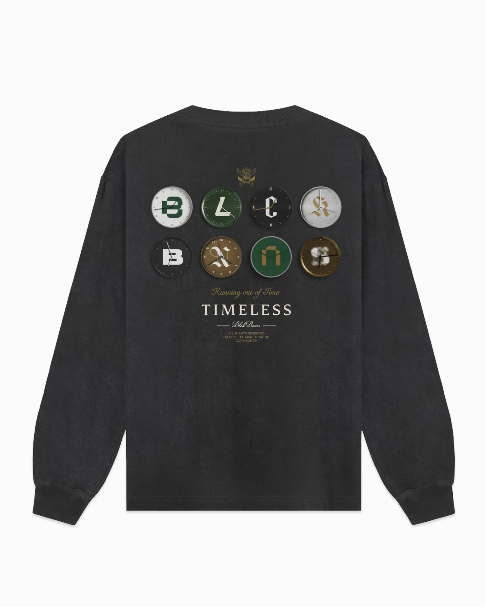 TIJDLOOS LONGSLEEVE | Zwart