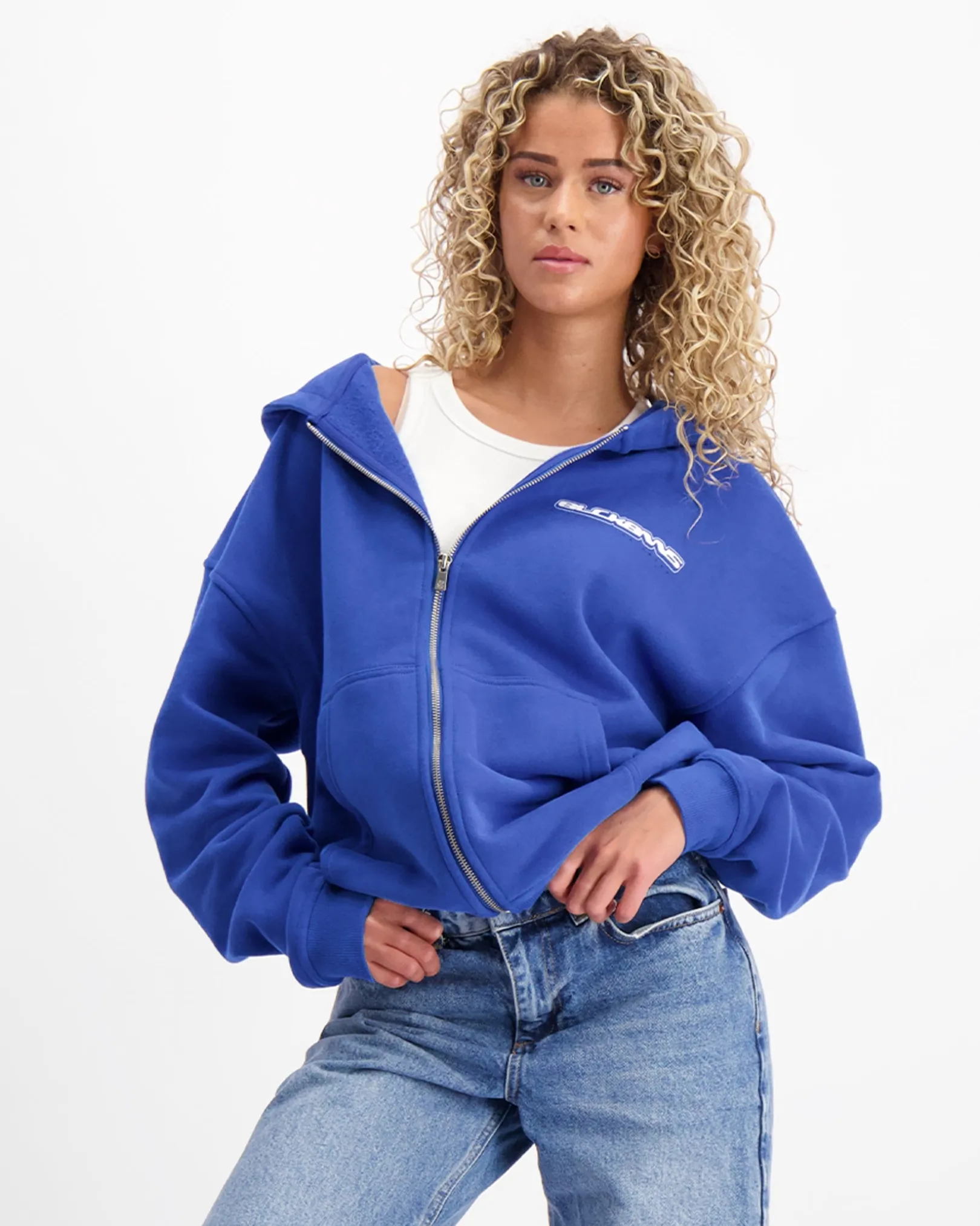 TTD ZIP HOODIE | Blauw