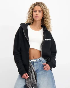 TTD ZIP HOODIE | Zwart