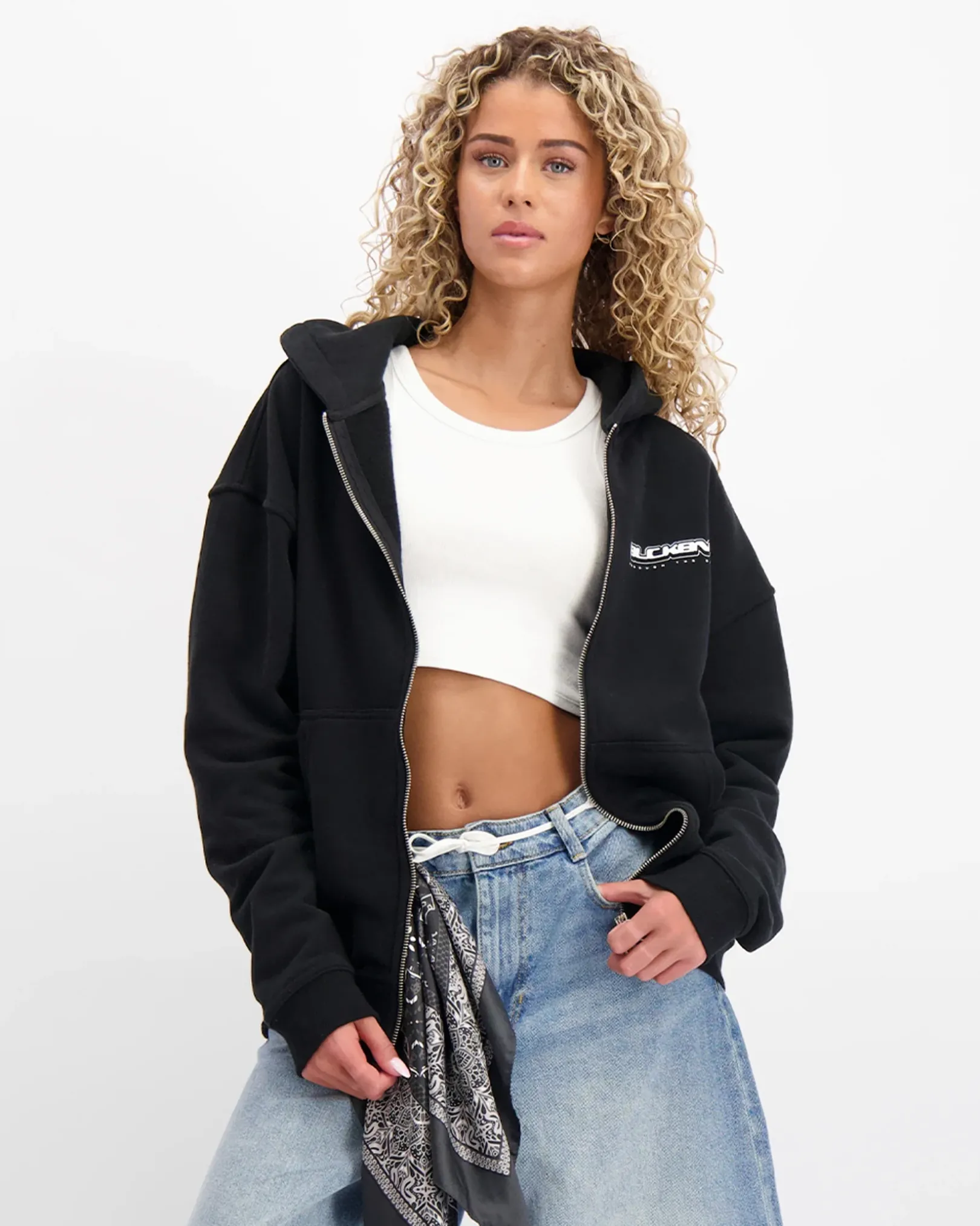 TTD ZIP HOODIE | Zwart
