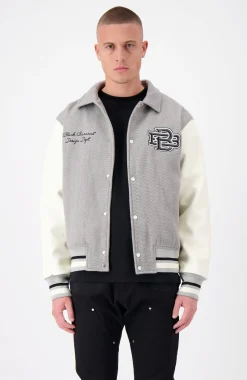TWILL MONO JACKET | Grijs