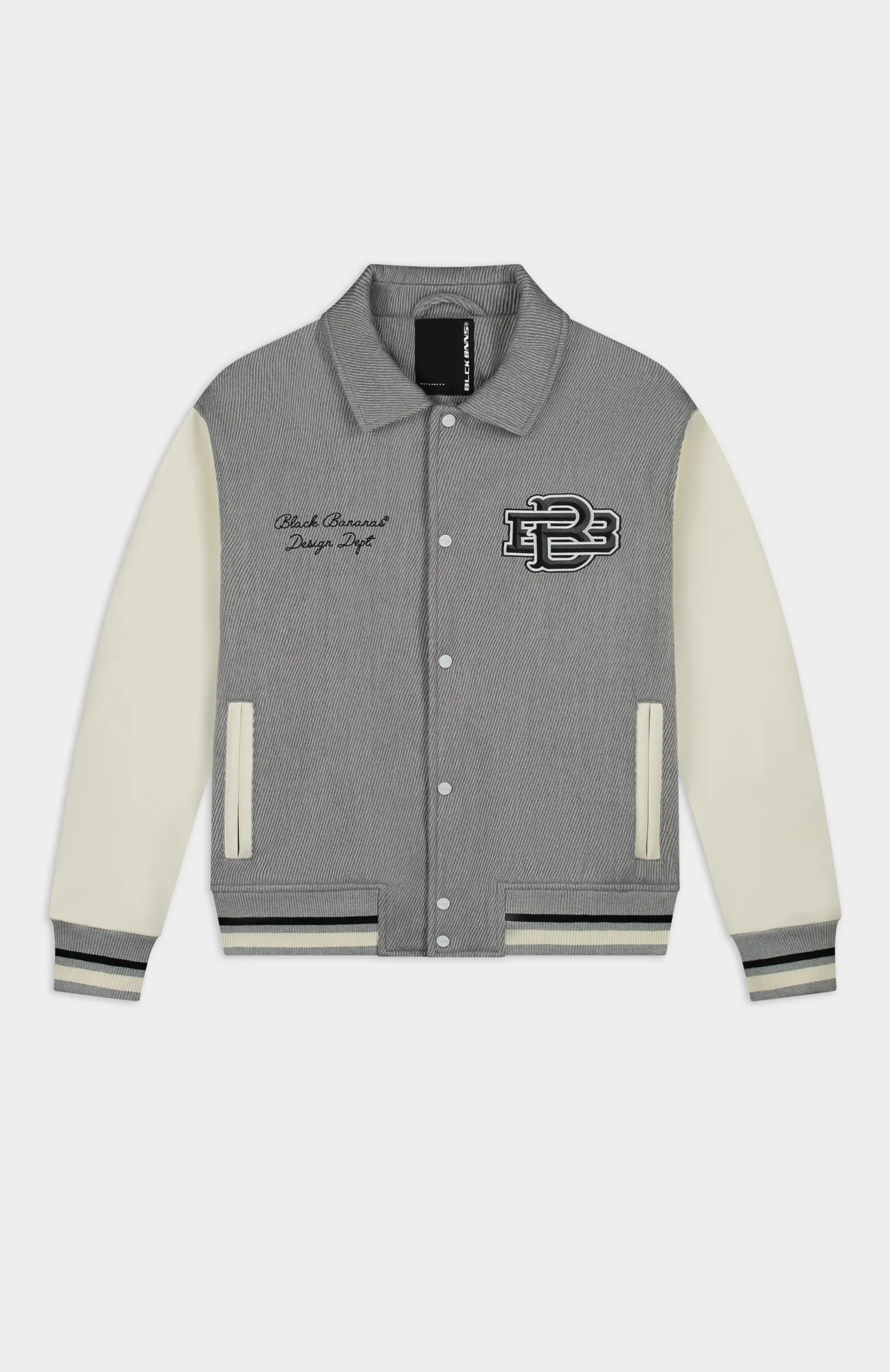 TWILL MONO JACKET | Grijs