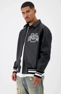 UNIVERSITY JACKET | Zwart