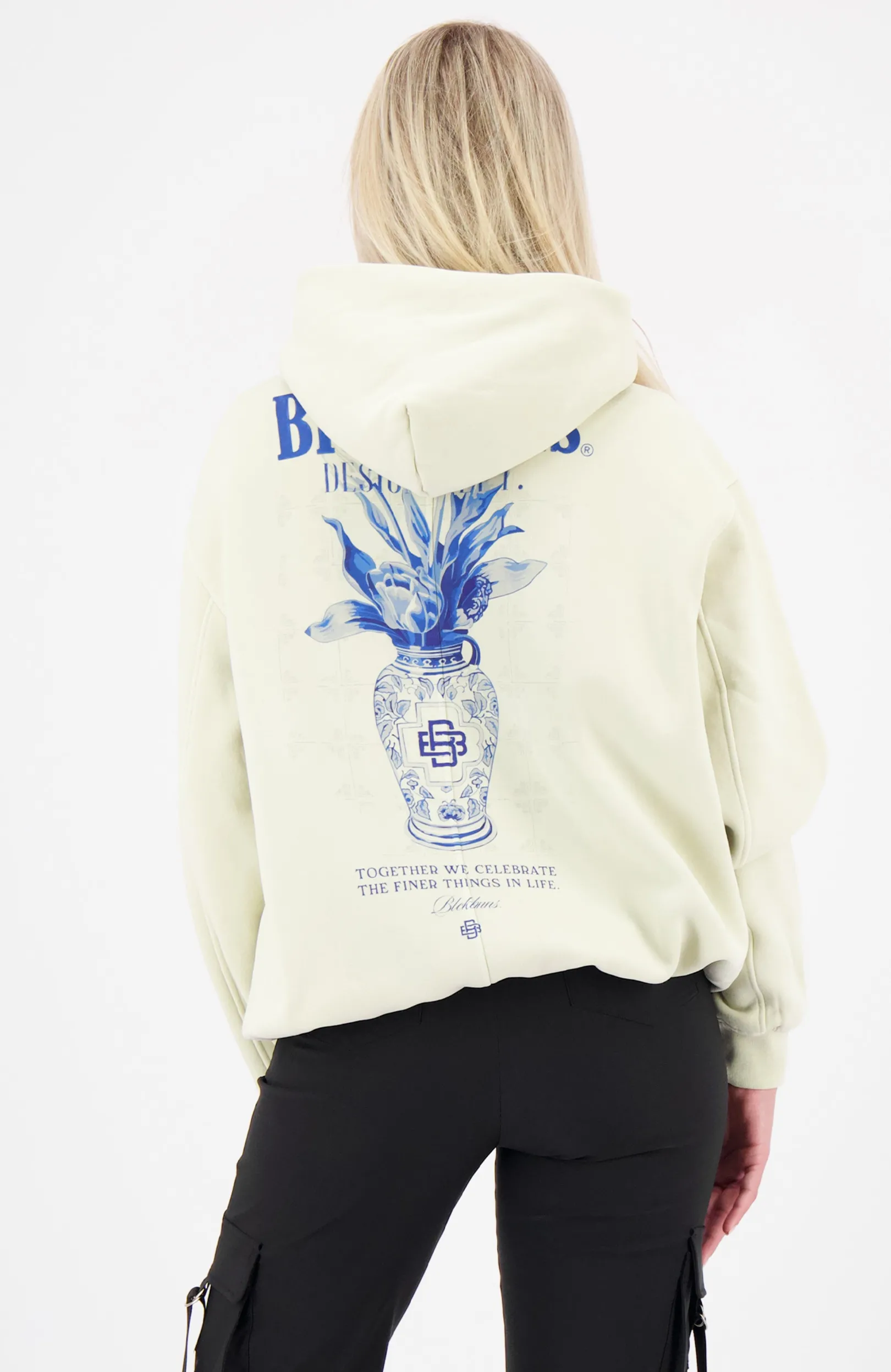 VASE HOODIE | Gewassen Zand