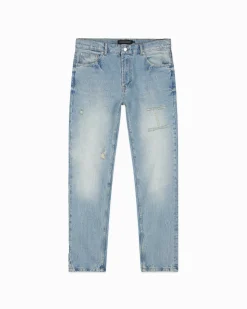 verwoest denim | blauw