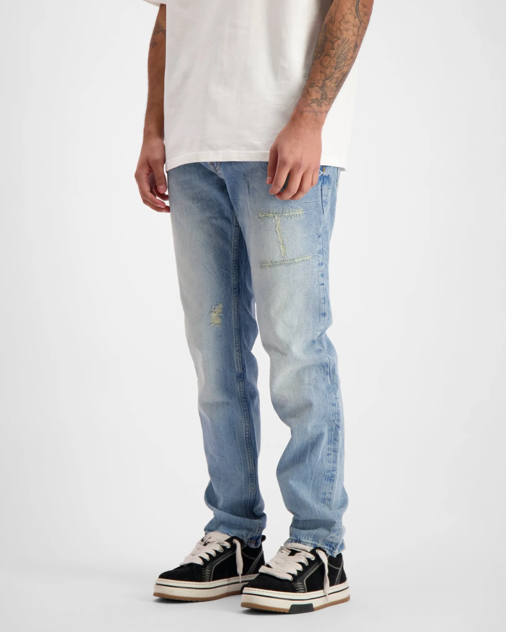 verwoest denim | blauw
