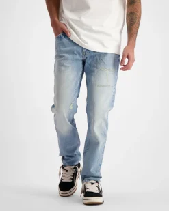verwoest denim | blauw