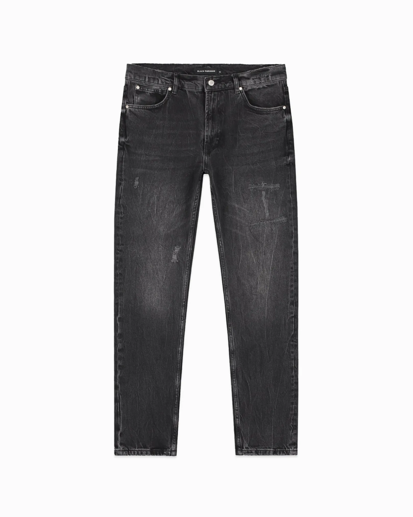 verwoest denim | zwart gewassen