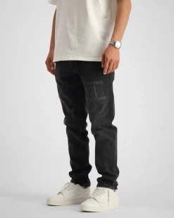 verwoest denim | zwart gewassen